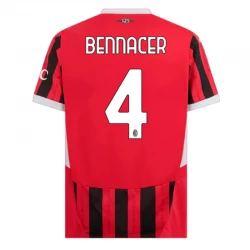 AC Milan Bennacer #4 Fodboldtrøjer 2024-25 Hjemmebanetrøje Mænd