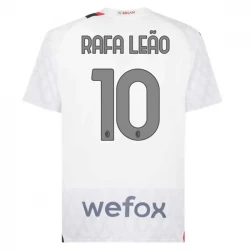 AC Milan Fodboldtrøjer 2023-24 Rafa Leao #10 Udebanetrøje Mænd