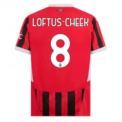 AC Milan Loftus-Cheek #8 Fodboldtrøjer 2024-25 Hjemmebanetrøje Mænd