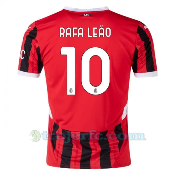 AC Milan Rafa Leao #10 Fodboldtrøjer 2024-25 Hjemmebanetrøje Mænd