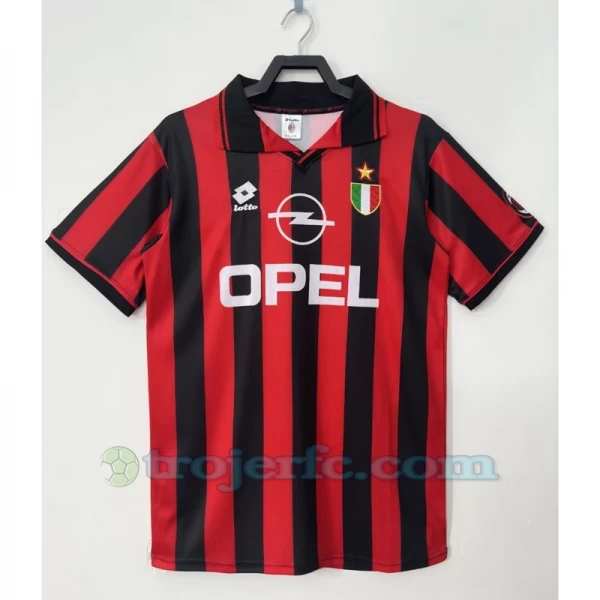AC Milan Retro Trøje 1996-97 Hjemmebane Mænd