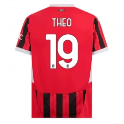 AC Milan Theo Hernández #19 Fodboldtrøjer 2024-25 Hjemmebanetrøje Mænd