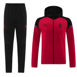 AC Milan Træningsjakke Sæt 2024-25 Hoodie Rød