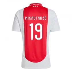 AFC Ajax Amsterdam Georges Mikautadze #19 Fodboldtrøjer 2024-25 Hjemmebanetrøje Mænd