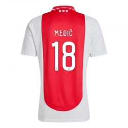 AFC Ajax Amsterdam Medic #18 Fodboldtrøjer 2024-25 Hjemmebanetrøje Mænd