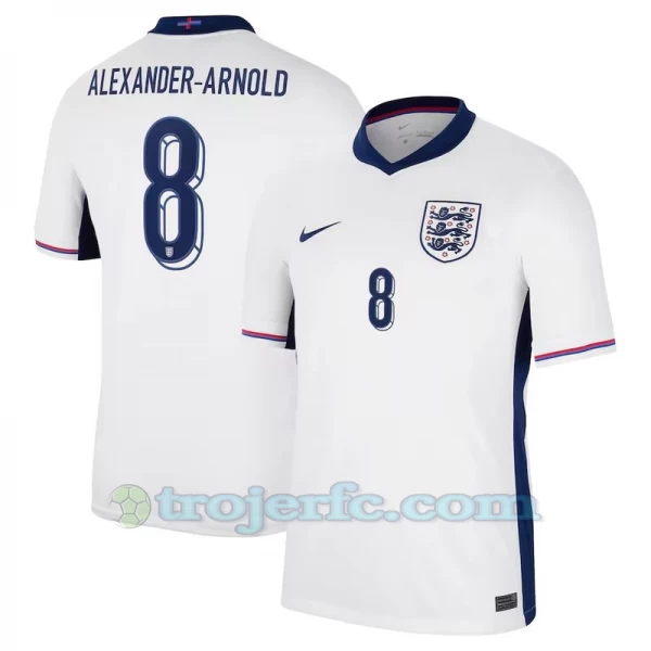 Alexander-arnold #8 England Fodboldtrøjer EM 2024 Hjemmebanetrøje Mænd