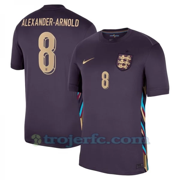 Alexander-arnold #8 England Fodboldtrøjer EM 2024 Udebanetrøje Mænd