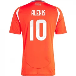 Alexis Sánchez #10 Chile Fodboldtrøjer Copa America 2024 Hjemmebanetrøje Mænd