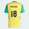 Antonio #18 Jamaica Fodboldtrøjer Copa America 2024 Hjemmebanetrøje Mænd