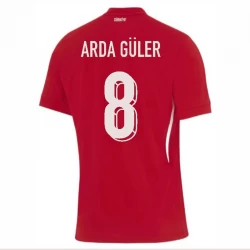Arda Guler #8 Tyrkiet Fodboldtrøjer EM 2024 Udebanetrøje Mænd