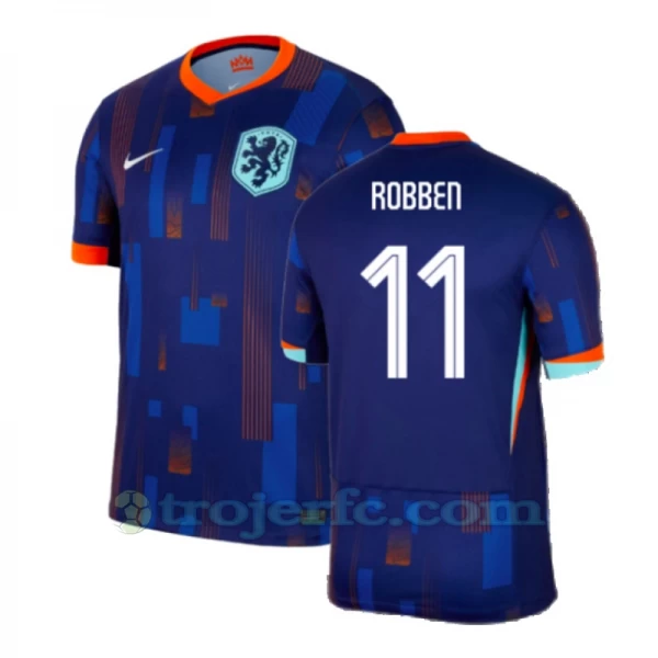 Arjen Robben #11 Holland Fodboldtrøjer EM 2024 Udebanetrøje Mænd