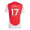 Arsenal FC Cedric #17 Fodboldtrøjer 2024-25 Hjemmebanetrøje Mænd