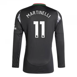 Arsenal FC Fodboldtrøjer 2024-25 Gabriel Martinelli #11 Udebanetrøje Mænd Lange Ærmer