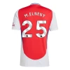Arsenal FC M. Elneny #25 Fodboldtrøjer 2024-25 Hjemmebanetrøje Mænd