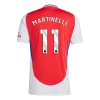 Arsenal FC Martinelli #11 Fodboldtrøjer 2024-25 Hjemmebanetrøje Mænd