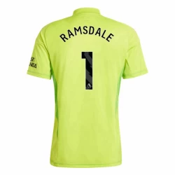 Arsenal FC Ramsdale #1 Fodboldtrøjer 2024-25 Målmand Hjemmebanetrøje Mænd