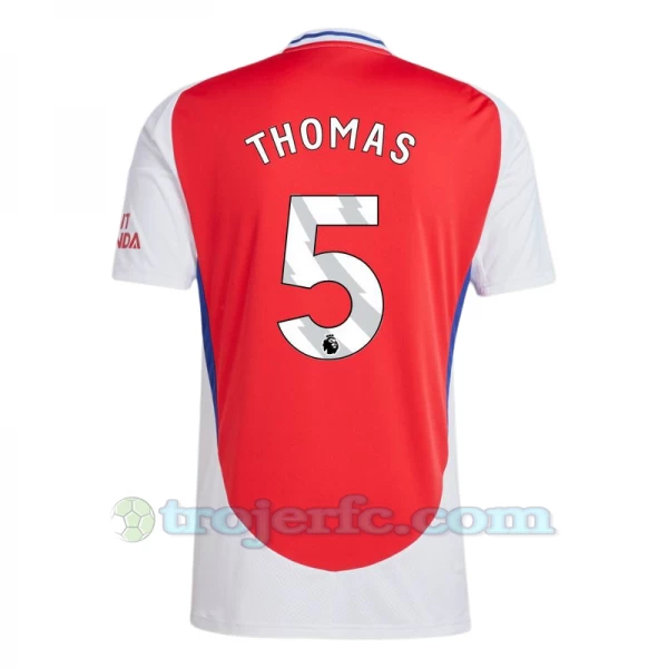 Arsenal FC Thomas #5 Fodboldtrøjer 2024-25 Hjemmebanetrøje Mænd