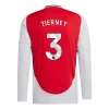 Arsenal FC Tierney #3 Fodboldtrøjer 2024-25 Hjemmebanetrøje Mænd Lange Ærmer