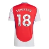 Arsenal FC Tomiyasu #18 Fodboldtrøjer 2024-25 Hjemmebanetrøje Mænd
