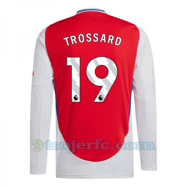 Arsenal FC Trossard #19 Fodboldtrøjer 2024-25 Hjemmebanetrøje Mænd Lange Ærmer
