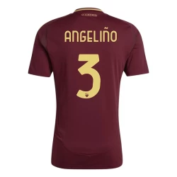 AS Roma Angelino #3 Fodboldtrøjer 2024-25 Hjemmebanetrøje Mænd