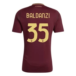 AS Roma Baldanzi #35 Fodboldtrøjer 2024-25 Hjemmebanetrøje Mænd