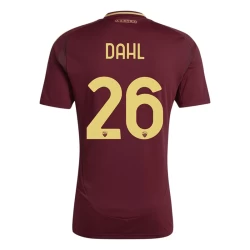 AS Roma Dahl #26 Fodboldtrøjer 2024-25 Hjemmebanetrøje Mænd