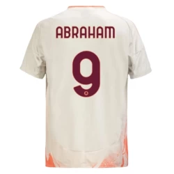 AS Roma Fodboldtrøjer 2024-25 Abraham #9 Udebanetrøje Mænd