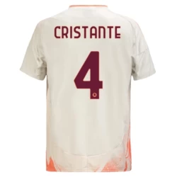 AS Roma Fodboldtrøjer 2024-25 Cristante #4 Udebanetrøje Mænd