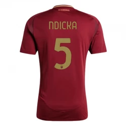 AS Roma Ndicka #5 Fodboldtrøjer 2024-25 Hjemmebanetrøje Mænd