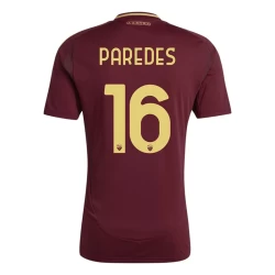 AS Roma Paredes #16 Fodboldtrøjer 2024-25 Hjemmebanetrøje Mænd