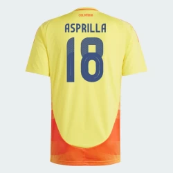 Asprilla #18 Colombia Fodboldtrøjer Copa America 2024 Hjemmebanetrøje Mænd