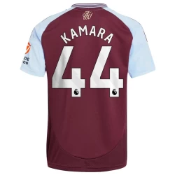 Aston Villa Kamara #44 Fodboldtrøjer 2024-25 Hjemmebanetrøje Mænd