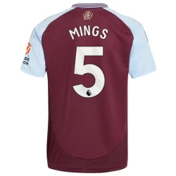 Aston Villa Mings #5 Fodboldtrøjer 2024-25 Hjemmebanetrøje Mænd