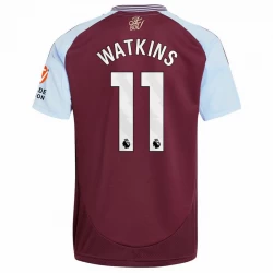 Aston Villa Watkins #11 Fodboldtrøjer 2024-25 Hjemmebanetrøje Mænd