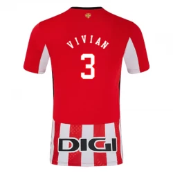 Athletic Club Bilbao Vivian #3 Fodboldtrøjer 2024-25 Hjemmebanetrøje Mænd