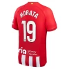 Atlético Madrid Alvaro Morata #19 Fodboldtrøjer 2023-24 Hjemmebanetrøje Mænd
