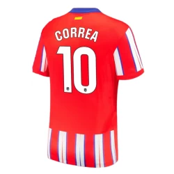 Atlético Madrid Correa #10 Fodboldtrøjer 2024-25 Hjemmebanetrøje Mænd