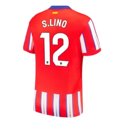 Atlético Madrid S.Lino #12 Fodboldtrøjer 2024-25 Hjemmebanetrøje Mænd