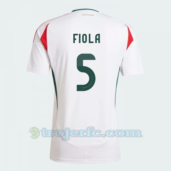 Attila Fiola #5 Ungarn Fodboldtrøjer EM 2024 Udebanetrøje Mænd