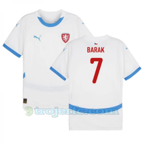 Barak #7 Tjekkiet Fodboldtrøjer EM 2024 Udebanetrøje Mænd