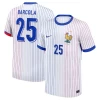 Barcola #25 Frankrig Fodboldtrøjer EM 2024 Udebanetrøje Mænd