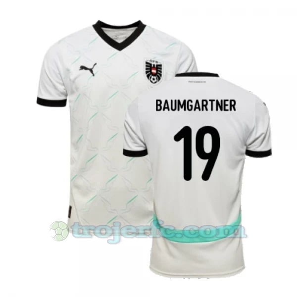 Baumgartner #19 Østrig Fodboldtrøjer EM 2024 Udebanetrøje Mænd