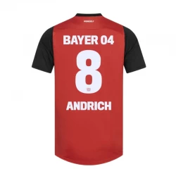 Bayer 04 Leverkusen Andrich #8 Fodboldtrøjer 2024-25 Hjemmebanetrøje Mænd