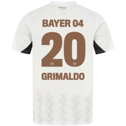 Bayer 04 Leverkusen Fodboldtrøjer 2024-25 Grimaldo #20 Udebanetrøje Mænd