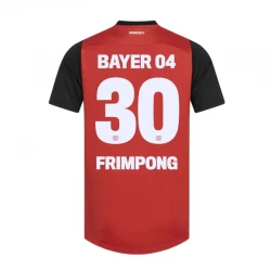Bayer 04 Leverkusen Frimpong #30 Fodboldtrøjer 2024-25 Hjemmebanetrøje Mænd