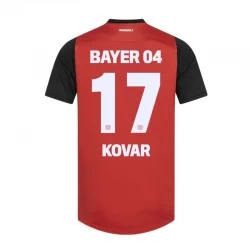Bayer 04 Leverkusen Kovar #17 Fodboldtrøjer 2024-25 Hjemmebanetrøje Mænd