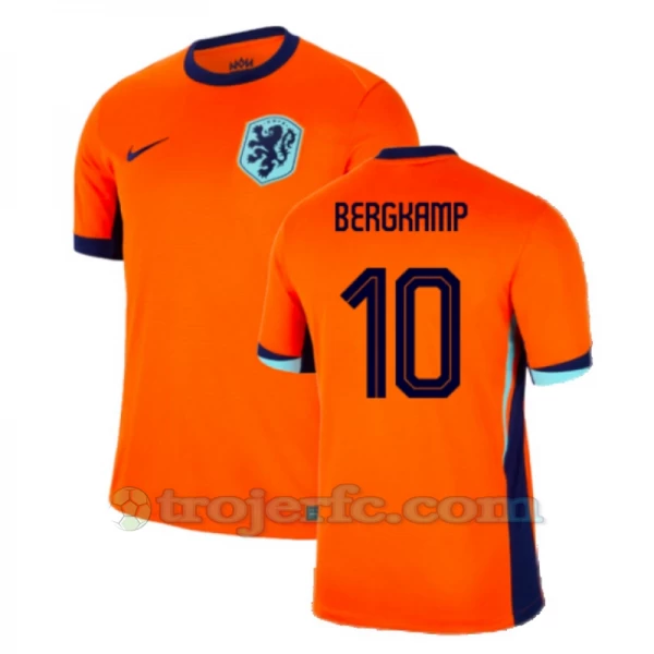 Bergkamp #10 Holland Fodboldtrøjer EM 2024 Hjemmebanetrøje Mænd