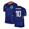 Bergkamp #10 Holland Fodboldtrøjer EM 2024 Udebanetrøje Mænd