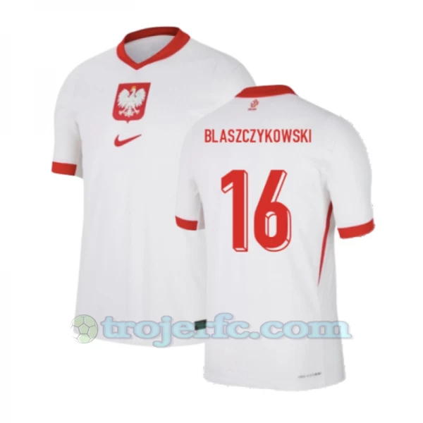 Blaszczykowski #16 Polen Fodboldtrøjer EM 2024 Hjemmebanetrøje Mænd